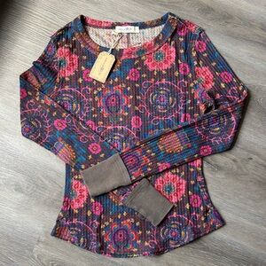 Natural Life Long Sleeve Top